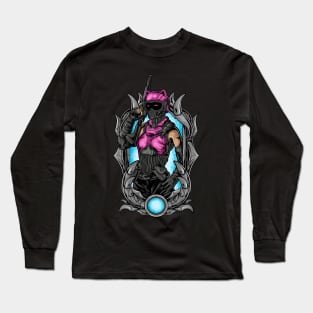 cyber cat Long Sleeve T-Shirt